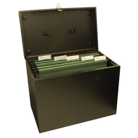 metal document storage box|metal filing box aldi.